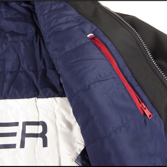 Tommy Hilfiger Softshell Hooded Bomber Jacket NWT - Picture 11 of 12